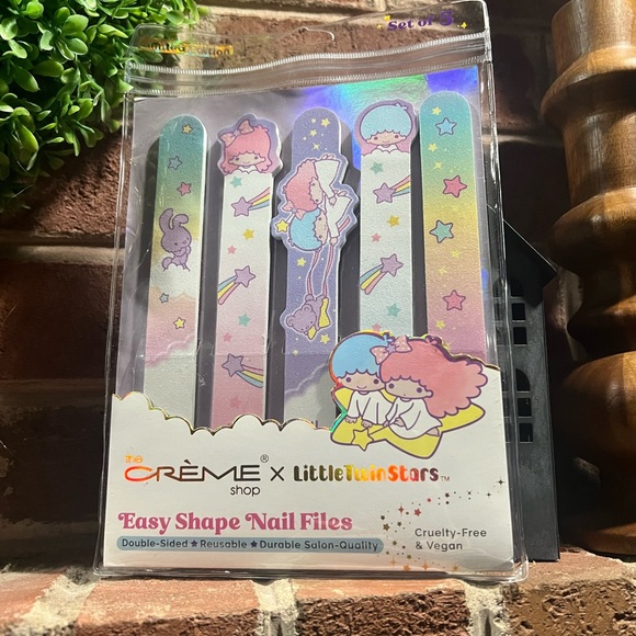 The Crème Shop - Little Twin Stars | Double-Sided Nail File - Set of 5 - Picture 4 of 5
